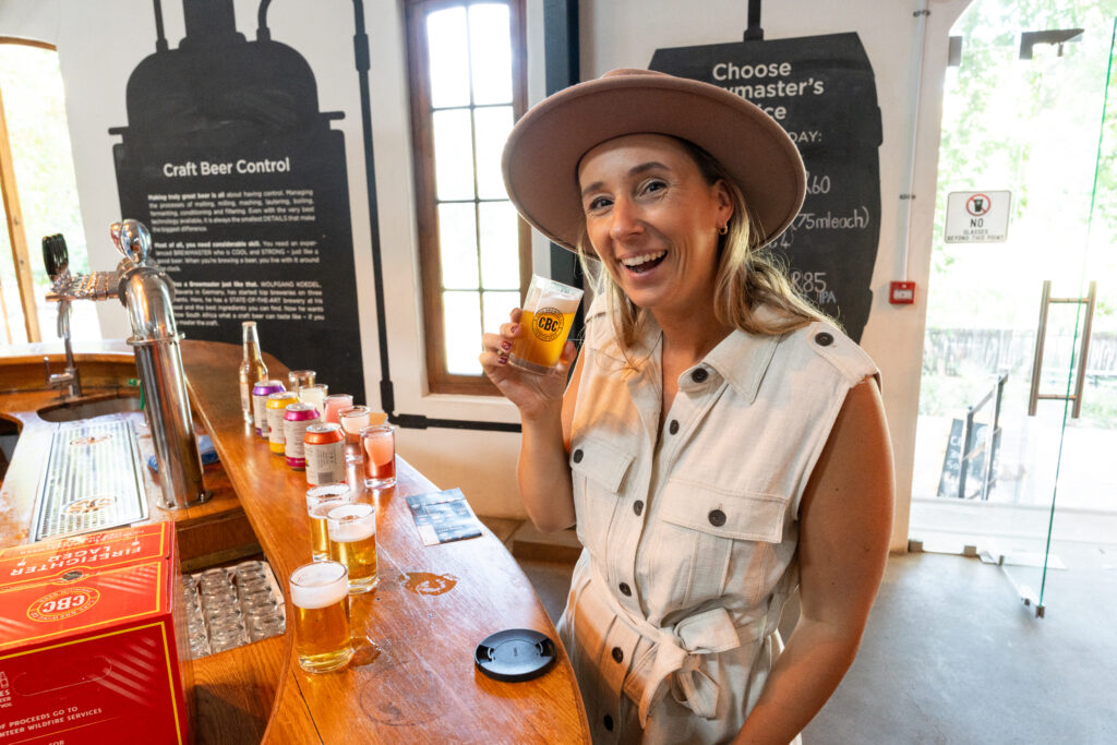 Bierproeverij bij Cape Brewing Company op de Paarl Spice Route