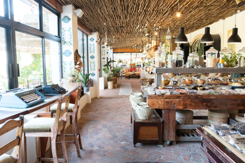 Ambachtelijk winkeltje op de Paarl Spice Route met lokale producten